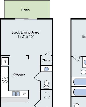 The Devon - 2 Bedroom, 2.5 Bath Townhome The Devon - 2 Bedroom, 2.5 Bath Townhome